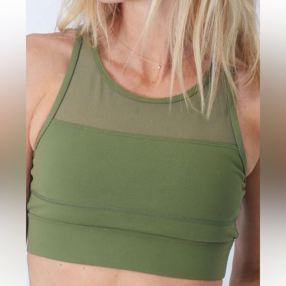 ZYIA‎ Olive Sports Bra women size medium